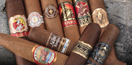 Example of a stogie sampler