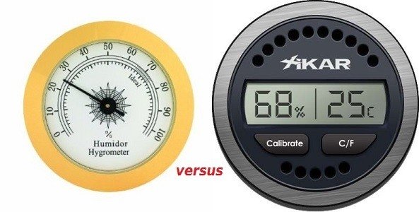 Analog or digital hygrometer